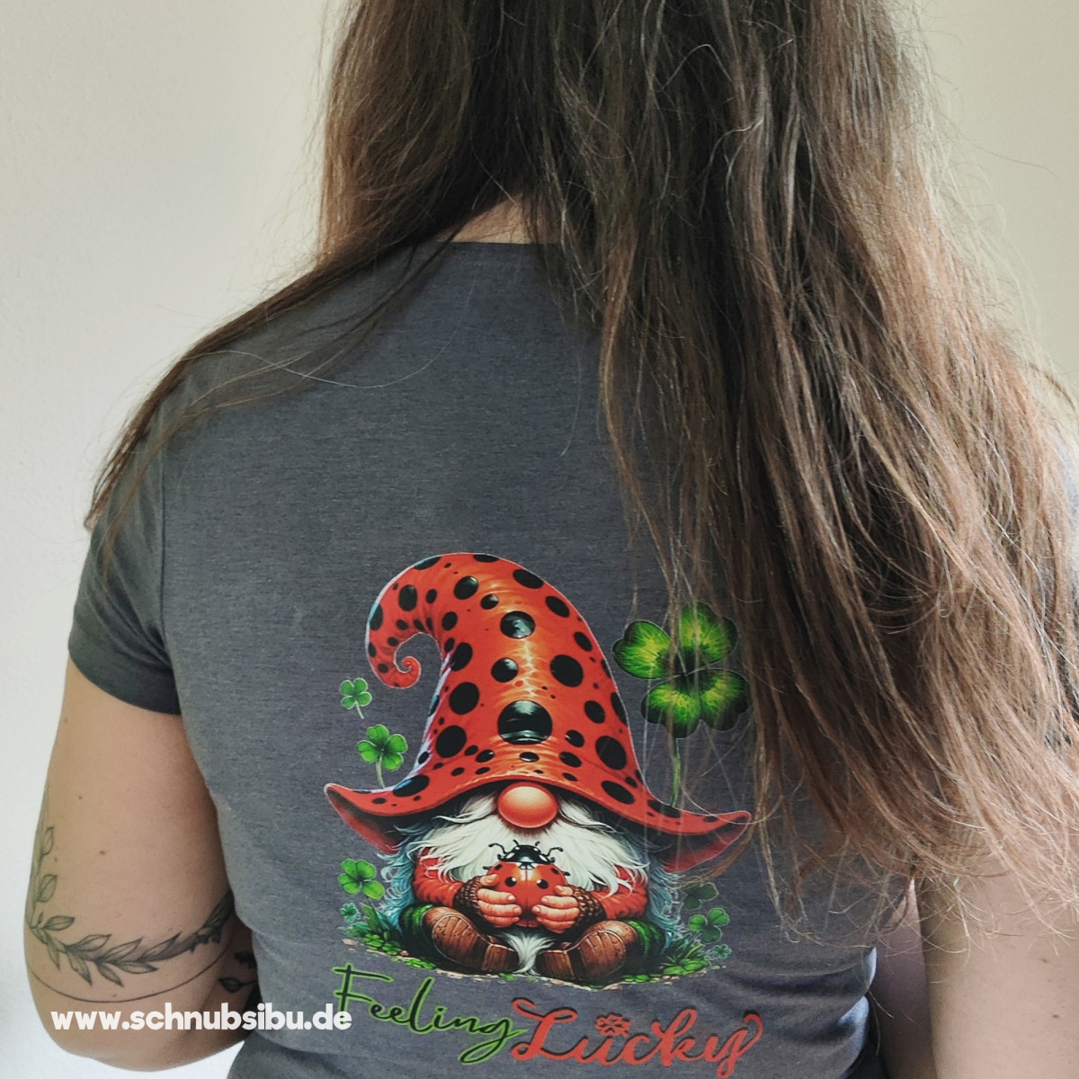 Bügelbild Wichtelkollektion - Feeling Lucky